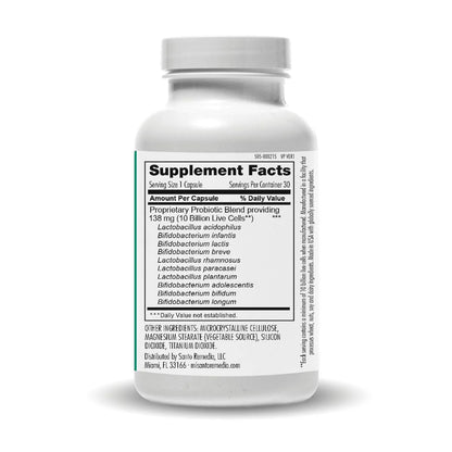 (2 Pack)  Probiotic Supplement for Digestive Health, Unisex, Adult, 138 Mg, 30 Count