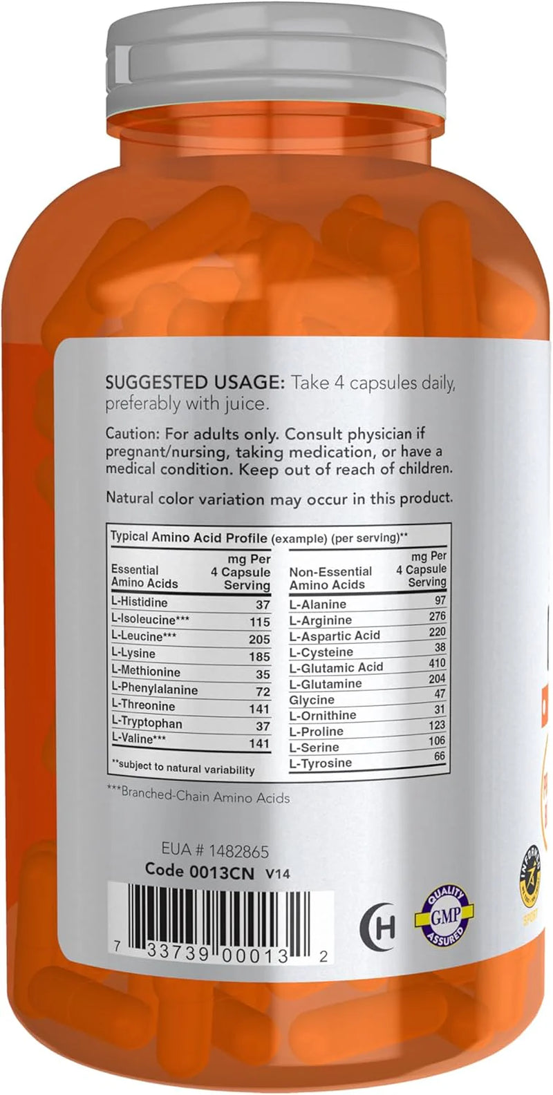 NOW Foods Sports, Amino Complete, 360 Veg Capsules