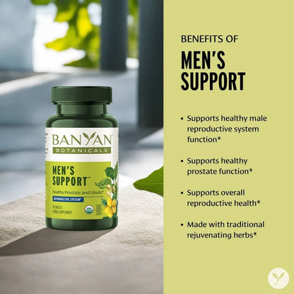 Men’S Support Tablets – with Organic Gokshura (Tribulus Terrestris), Mucuna & Ashwagandha Root to Support Reproductive Health* – 90 Tablets – Non GMO Sustainably Sourced Vegan