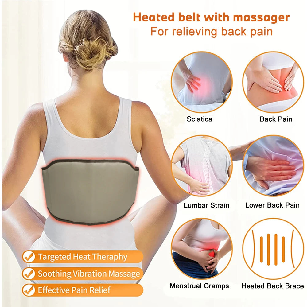 PEMF Body Far-Infrared Heating Pad Magnetic Therapy Mat Chakra Gemstone Photon Waist Belt Balance Massage Pad with 7 Crystals