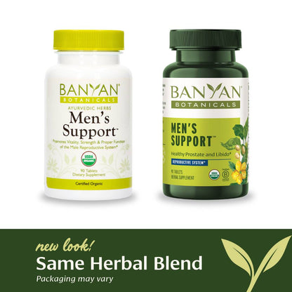 Men’S Support Tablets – with Organic Gokshura (Tribulus Terrestris), Mucuna & Ashwagandha Root to Support Reproductive Health* – 90 Tablets – Non GMO Sustainably Sourced Vegan