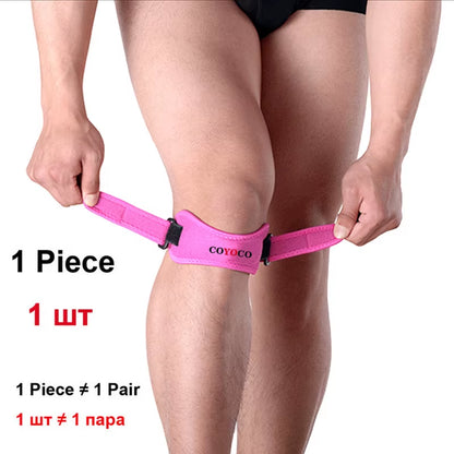 1 Pcs Adjustable Patella Pad Protector Brace Knee Support Kneepad  Brand anti Falls Injury Bandage Patella Guard Grey