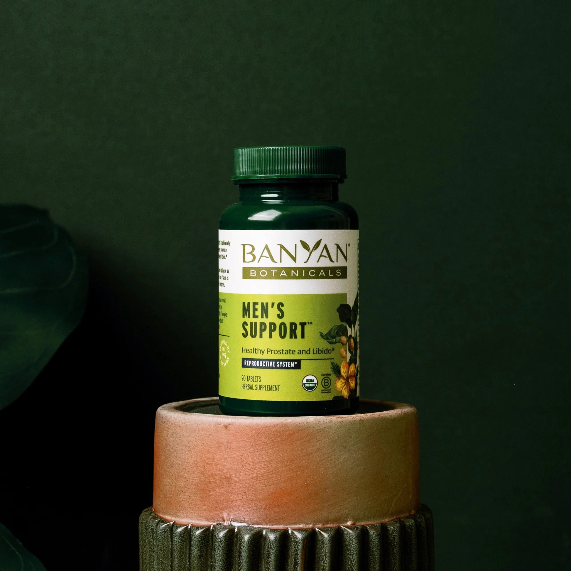 Men’S Support Tablets – with Organic Gokshura (Tribulus Terrestris), Mucuna & Ashwagandha Root to Support Reproductive Health* – 90 Tablets – Non GMO Sustainably Sourced Vegan