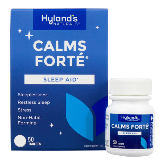 Naturals Calms Forte' Sleep Aid Tablets, Natural Relief of Nervous Tension and Occasional Sleeplessness, 50 Easy to Swallow Tablets