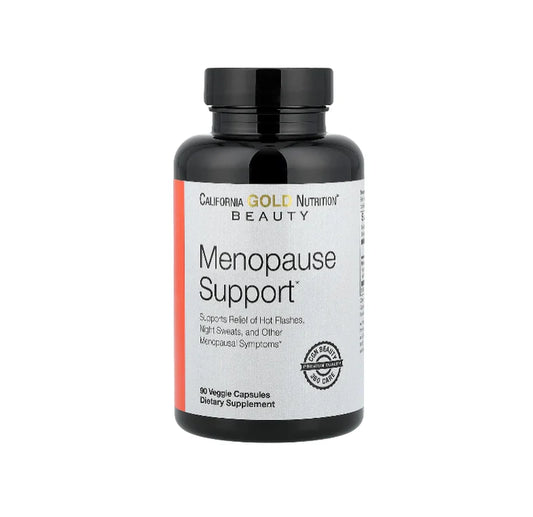 California Gold Nutrition Beauty, Menopause Support with Angelica Gigas, Cynanchum Wilfordii, Phlomis Umbrosa and L-Leucine, 90 Veggie Capsules