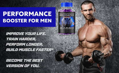 Dominator Maxx Gummies for Men, Advanced Performance Supplement 60 Gummies