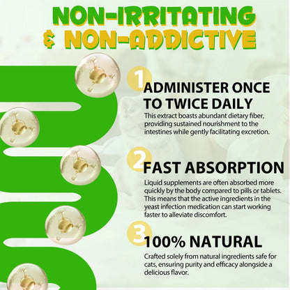 Cat Constipation Relief, Natural Drops with 6 Probiotics to Help Digestion, Cats Constipation Supports, Relief Constipation for Cat - 2 Fl Oz