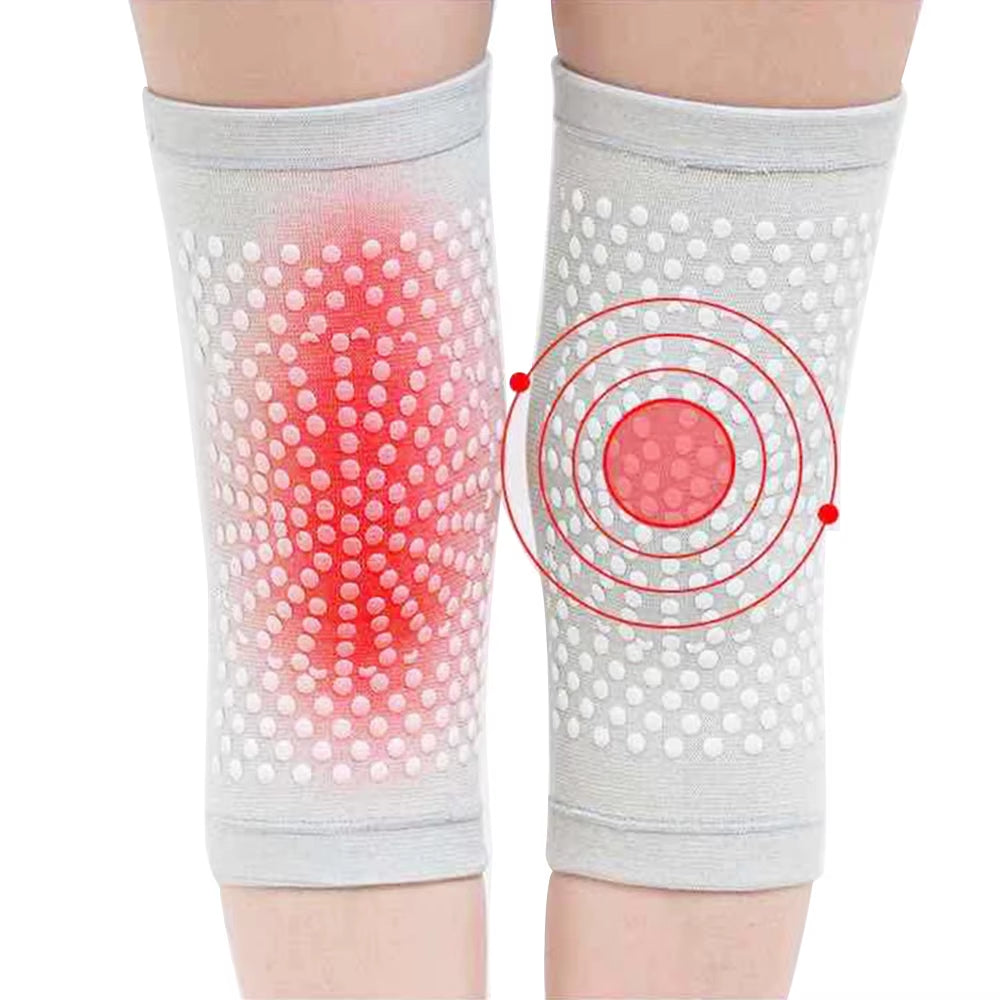 2PCS Self Heating Support Knee Pad Knee Brace Warm for Arthritis Joint Pain Relief Injury Recovery Belt Knee Massager Leg Warmer