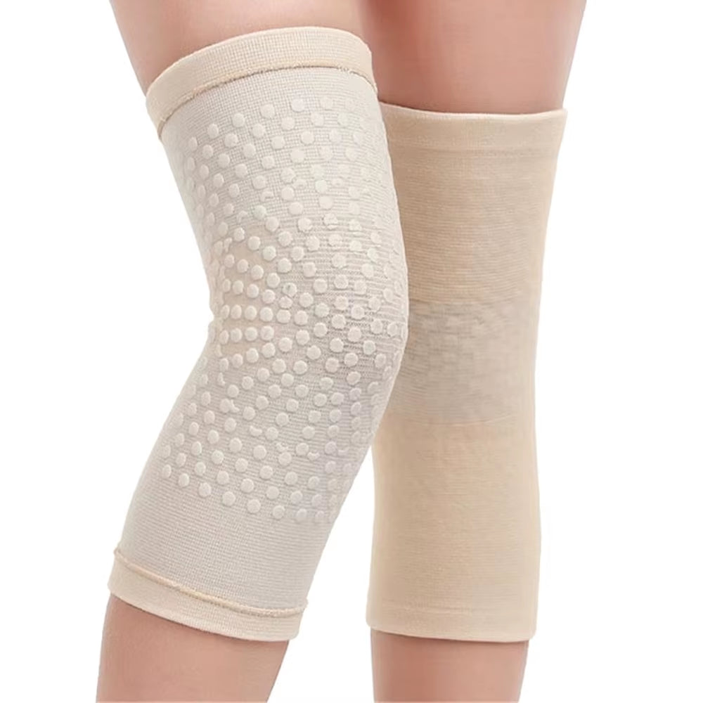 2PCS Self Heating Support Knee Pad Knee Brace Warm for Arthritis Joint Pain Relief Injury Recovery Belt Knee Massager Leg Warmer