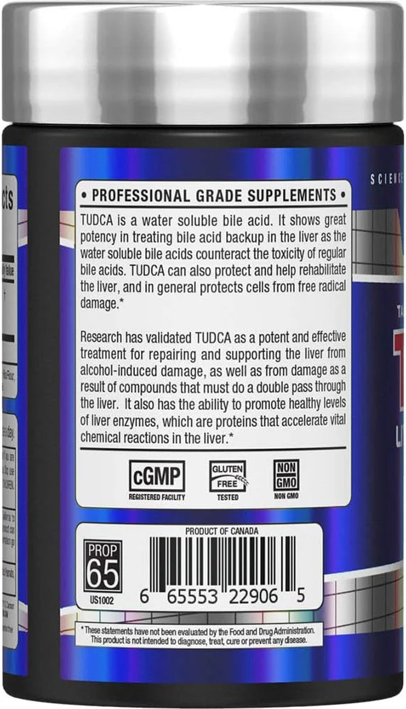 ALLMAX Nutrition TUDCA 60CT - Tauroursodexoycholic Acid - Liver Detox & Gut Health